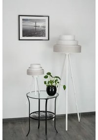 Brilagi - Stolná lampa ALASKA LUNETA 1xE27/15W/230V šedá/krémová