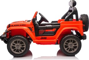 LEAN CARS Elektrické autíčko Jeep Rubicon 4x4 DK-JWR556 4x200W 24V oranžové