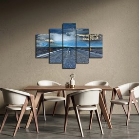 Obraz cesty v búrke (150x105 cm)
