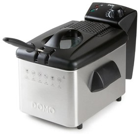 Fritéza DOMO DO464FR z nehrdzavejúcej ocele, 3 l, 3 l