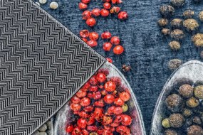 Protišmykový koberec / behúň ANDRE 42760 sivý / zelený