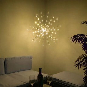 Nexos 33214 Vianočné LED osvetlenie - meteorický dážď - teplá biela, 120 LED