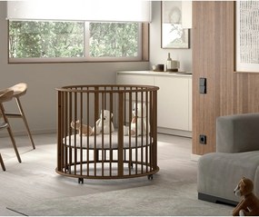 Hnedá detská ohrádka z bukového dreva 90x90 cm Dino – Vipack