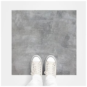 Samolepka na podlahu Ambiance Slab Stickers Waxed Concrete, 60 × 60 cm