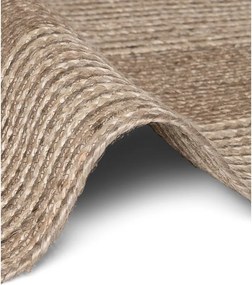 Obojstranný/ručne tkaný jutový behúň v svetlo prírodnej farbe/v tmavo prírodnej farbe 80x200 cm Juno – Hanse Home
