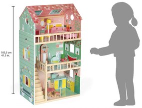Drevený domček pre bábiky - Happy Day