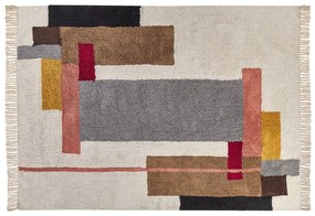 Bavlnený koberec 160 x 230 cm viacfarebný NIKSAR Beliani