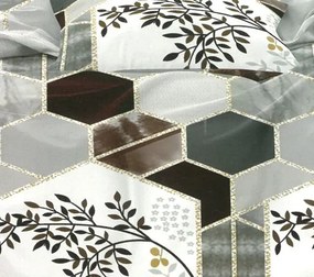 Bavlnené obliečky Homa GILBERT HEXA 3-dielna sada 140x200 cm