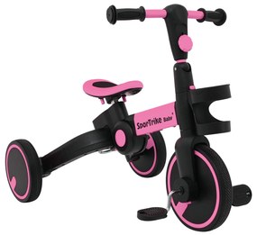 RAMIZ Odrážadlo Happy Bike 3v1 Sportrike ZSP.B68 - ružové