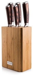 Súprava nožov G21 Gourmet Nature 5 ks + bambusový blok
