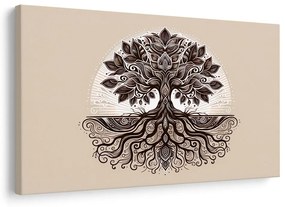 Obraz elegantný strom života s koreňmi