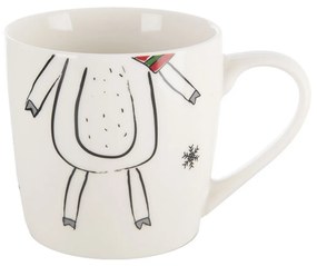 Orion Porcelánový hrnček s miskou Sob, 0,35 l