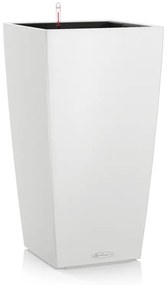 Kvetináč Lechuza Cubico Trend 40/75 biela matná komplet set