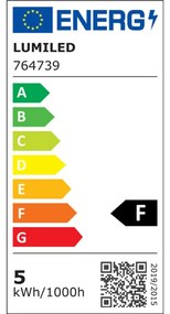 LED žiarovka E27 P40 5W = 40W 470lm 4000lm Neutrálna 180° LUMILED