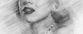 Obraz - Portrén Merilyn Monroe (120x50 cm)