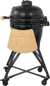 Keramický Kamado BBQ gril BestBerg BBGK-46B / Ø 38,3 cm / čierna