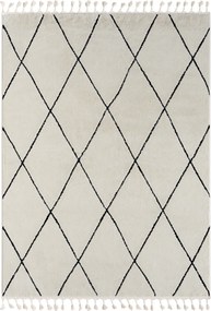 My Flair, Kusový koberec Moroccan Fantasy weiß, 100x200, čiernobiela, obývacia izba