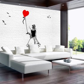 Fototapeta - Dievča s balónom (152,5x104 cm)