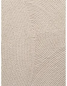 Ručne tkaný vlnený behúň vo svetlo prírodnej farbe 80x300 cm Eleni Natural White – Hanse Home