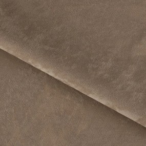 Okrovožltá/béžová čalúnená/z drevotriesky jednolôžková posteľ s úložným priestorom s matracom 80x190 cm Parys – ELTAP