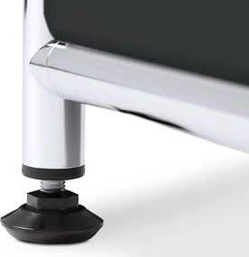 Nízka kovová odkladacia skrinka »CN3« s výklopnými priehradkami, čierna