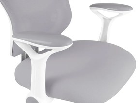 Detská rastúca stolička Neoseat JUNI 007 — látka, sivá