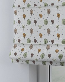 Rímska roleta Capri farba produktu hnedá látka vzorované