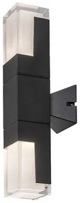 Rabalux 77127 vonkajšie nástenné LED svietidlo Darwas, 12 W, 12 W