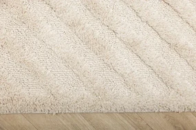 Koberec Berber 9754 so strapcami, ivory / krémový