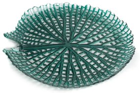 Dekoračný tanier MELA 03 tyrkysový