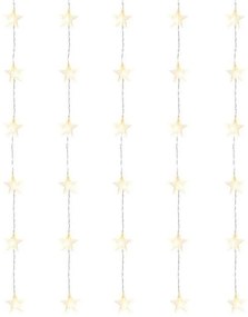 LED Vianočná vonkajšia reťaz30xLED/3,9m IP44 hviezdy