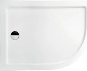 Besco Asymetrická sprchová akrylátová vanička SATURN AS 100x80 (120x90) IP BESCO-Rozmery: 100x80, BESCO-Orientácia: Ľavá