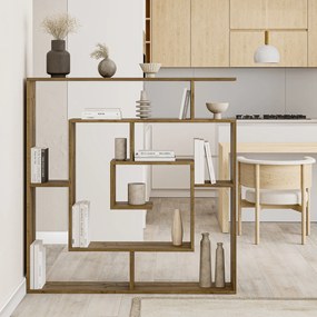 Moderná knižnica Houseland Labirent dub tmavý