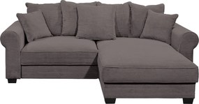 XXXLutz ROHOVÁ SEDAČKA, textil, tmavosivá MID.YOU - Sedačky - 002220047314