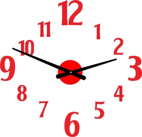 SENTOP | Moderné nalepovacie hodiny na stenu | Sentop 12P024-Wall clock HEU- analógové