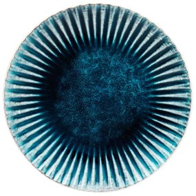 Mustique Rim tanier modrý Ø21 cm