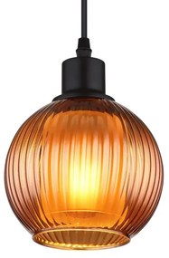Globo 15638B - Luster na lanku ZUMBA 1xE27/25W/230V pr. 15 cm meď