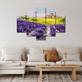 Obraz - Provance, Francúzsko, olejomaľba (150x105 cm)