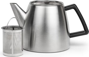 Kanvica na čaj z nehrdzavejúcej ocele so sitkom v striebornej farbe 1,1 l Duet Odense – Bredemeijer