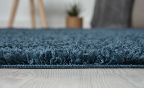 My Flair, AKCIA: 160x230 cm Kusový koberec My Shaggy dunkelblau, modrá, chodba / predsieň