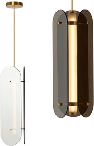 Toolight Toolight, LED stropné svietidlo 25W, APP1676-CP, čierna-zlatá, OSW-06407