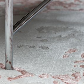 Dywany Łuszczów, Kusový koberec Allure 1961 white/pink, 160x220, ružová, kancelária