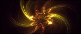 Obraz - abstrakcia vrtuľky (120x50 cm)