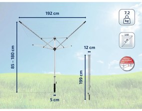 Leifheit LINOLIFT 600 85282 vonkajší sušiak