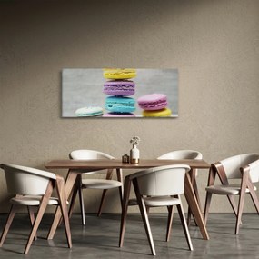 Obraz makrónky (120x50 cm)