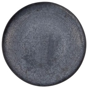 House Doctor Veľký tanier PION 36 cm čierna/hnedá