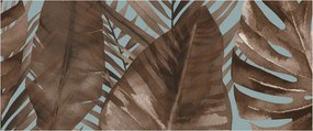 Obraz - Palmové listy, Aquarel (120x50 cm)