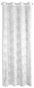 Záclona NATALY so vzorom žakárových listov 140x250cm