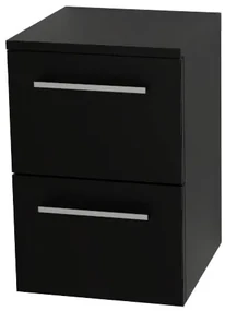 Mereo, Mereo Bino, kúpeľňová skrinka spodná 50 cm, Multidecor, Čierna Supermat, MER-CN694CIPM
