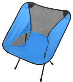 Skladacia kempingová stolička modrá 63 cm